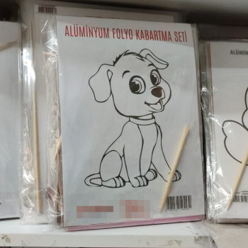 Folyo Kabartma Seti Alüminyum 20x30 (1FOLYO-1EVA-1KARTON-1KALEM-1 RESİM)