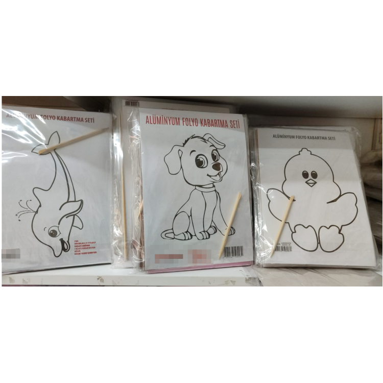 Folyo Kabartma Seti Alüminyum 20x30