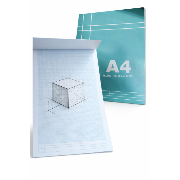 TEKNİK / MİLİMETRİK DEFTERİ MAVİ 12'Lİ PAKET