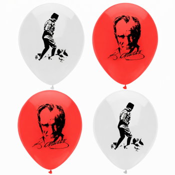 GLB SİYAH 10 KASIM ATATÜRK BALON 100'LÜ