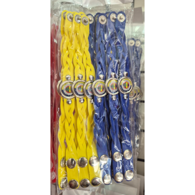 DERİ ÖRGÜLÜ BİLEKLİK FB *12