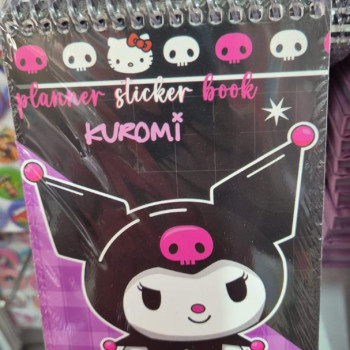 A6 KUROMİ SPİRALLİ STİCKER DEFTERİ (BOX12)