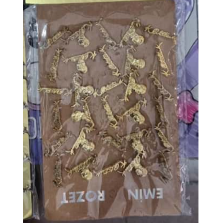 METAL YAKA ROZETİ GOLD İMZA ATATÜRK 30LU *23nisan *29ekim