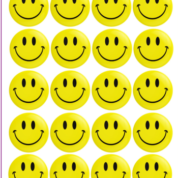Rozet  Sarı Gülenyüz Emoji 20'li -M06 Rozet  Sarı Gülenyüz Emoji 20'li -M06