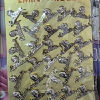 METAL YAKA ROZETİ GÜMÜŞ İMZA ATATÜRK 30LU *23nisan *29ekim