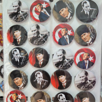 Rozet Karışık Atatürk Modeli 20li *23nisan