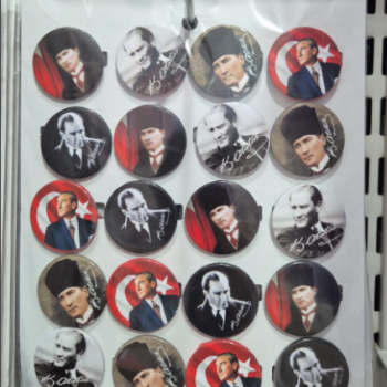 Rozet Karışık Atatürk Modeli 20li *23nisan