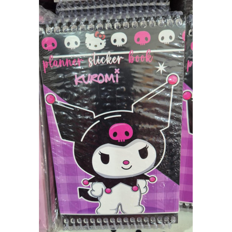 A6 KUROMİ SPİRALLİ STİCKER DEFTERİ (BOX12)