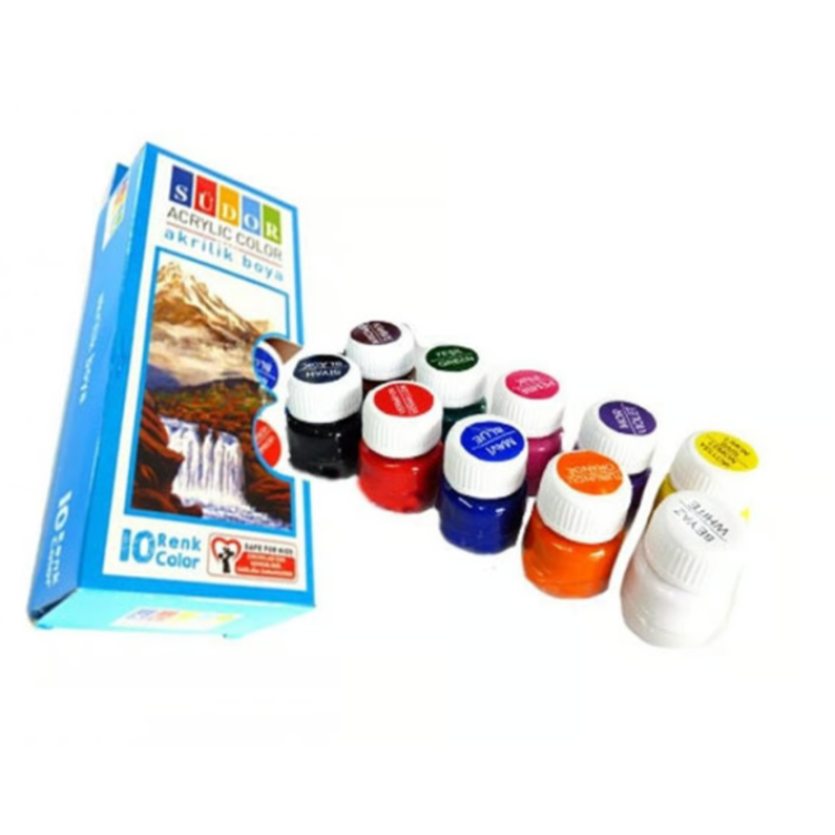 SÜDOR AKRİLİK BOYA 10LU ŞİŞE SÜDOR AKRİLİK BOYA 10LU ŞİŞE