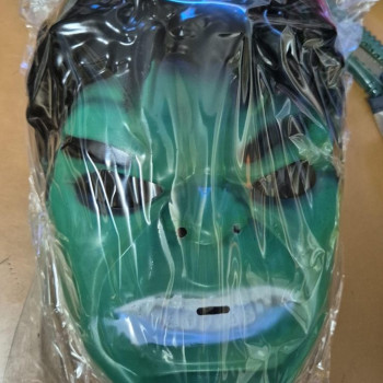 HULK PLASTİK MASKE KALİTELİ TEKLİ HULK PLASTİK MASKE KALİTELİ TEKLİ