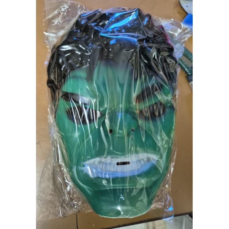 HULK PLASTİK MASKE KALİTELİ TEKLİ