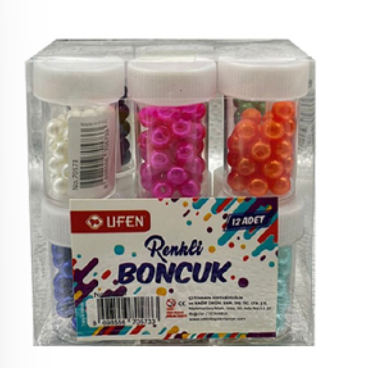 UFEN BONCUK RENKLİ 12 Lİ