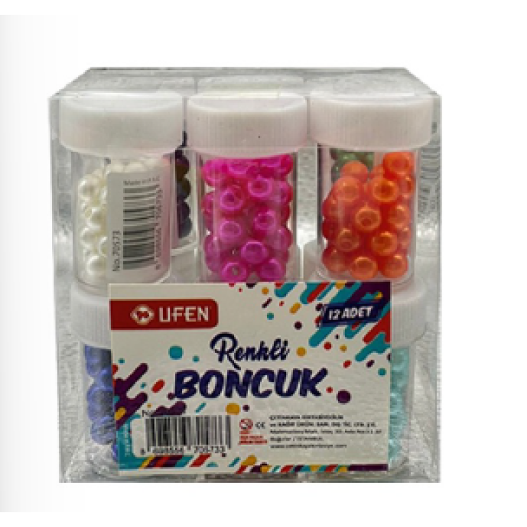UFEN BONCUK RENKLİ 12 Lİ