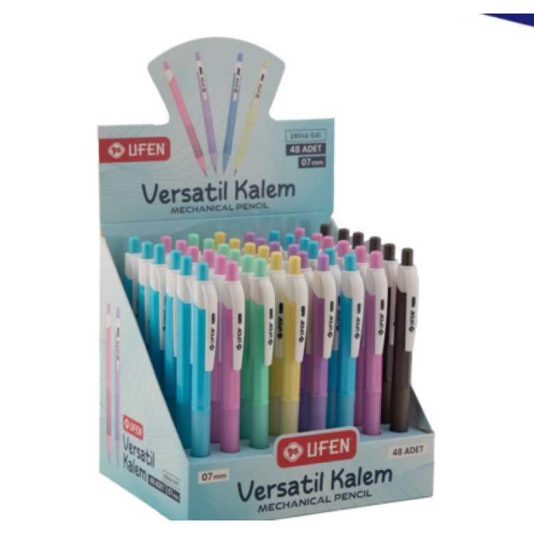 UFEN 641-48 ERİHA VERSATİL KALEM 0,7MM 48'Lİ