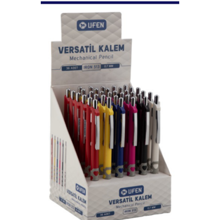 UFEN 513 İRON VERSATİL KALEM 0.7 36LI
