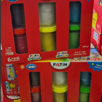 FATİH 6 RENK OYUN HAMURU 6X130GR 780GR FATİH 6 RENK OYUN HAMURU 6X130GR 780GR