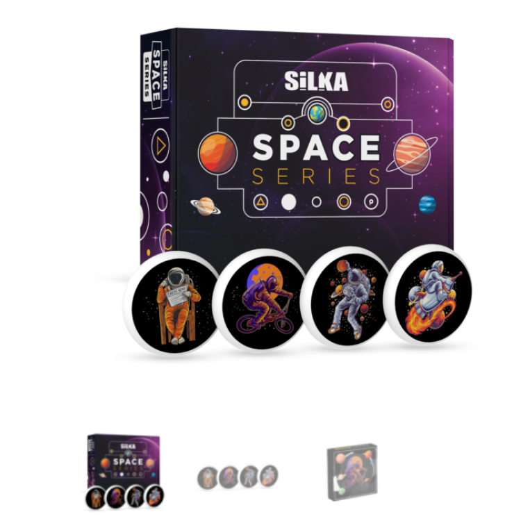 SİLKA - Silgy Space Serisi Silgi 36 Adet