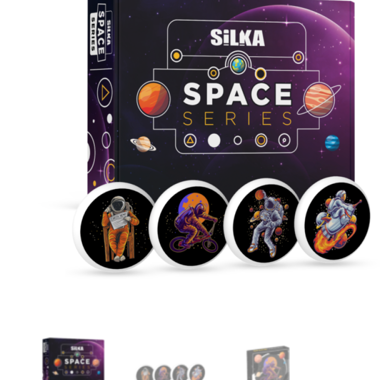 SİLKA - Silgy Space Serisi Silgi 36 Adet