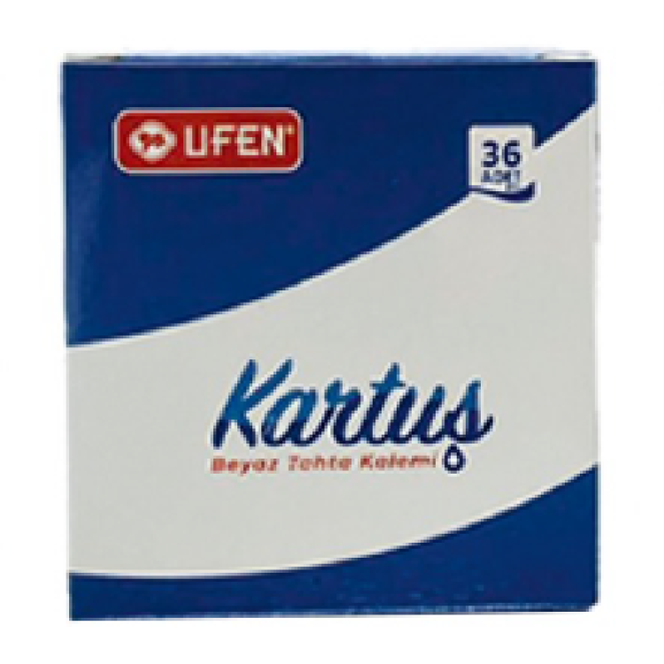 UFEN TAHTAKALEMİ KARTUŞU MAVİ 36Lİ