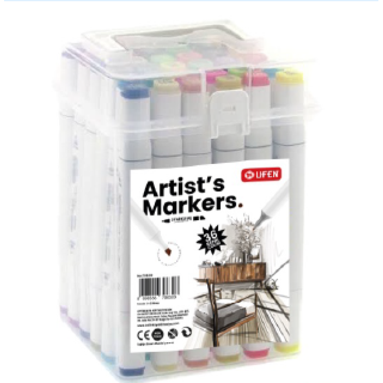 UFEN ARTİST MARKER ÇİZİM KALEMİ 36 RENK