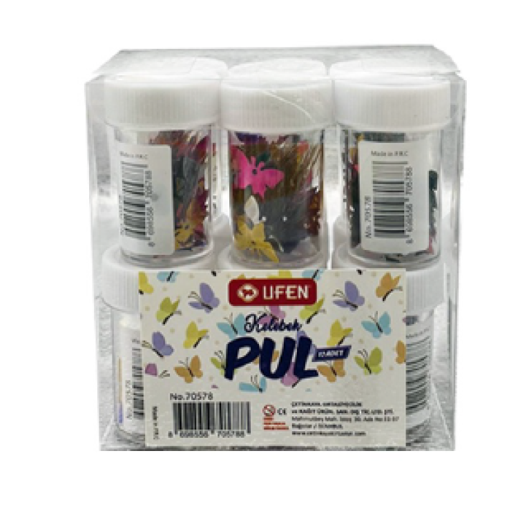 UFEN KELEBEK PUL 12 Lİ