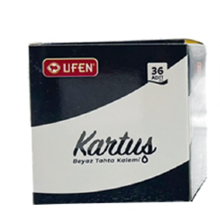 UFEN TAHTAKALEMİ KARTUŞU SİYAH 36Lİ