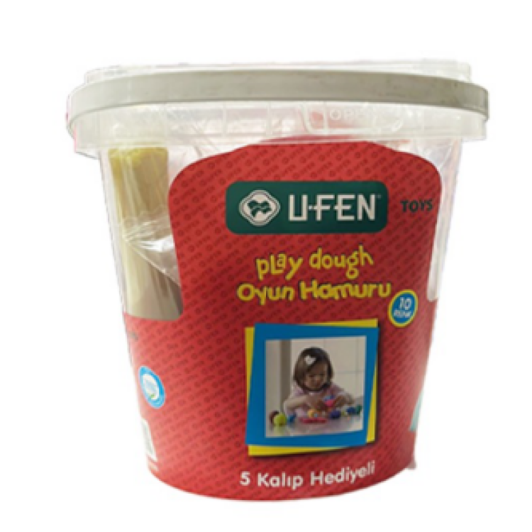 UFEN 10 RENK KOVALI OYUN HAMURU KOVALI (5 KALIP HEDİYELİ)