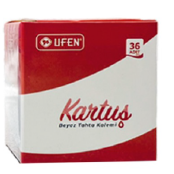 UFEN TAHTAKALEMİ KARTUŞU KIRMIZI 36Lİ UFEN TAHTAKALEMİ KARTUŞU KIRMIZI 36Lİ