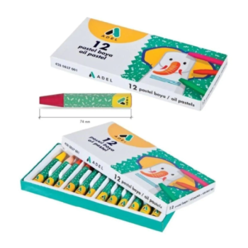 ADEL 12RENK PASTEL BOYA ADEL 12RENK PASTEL BOYA