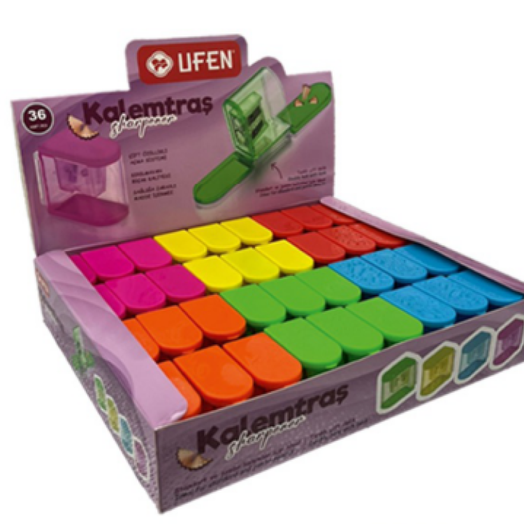 UFEN 70605 ÇİFT BIÇAKLI KALEMTRAŞ 36LI