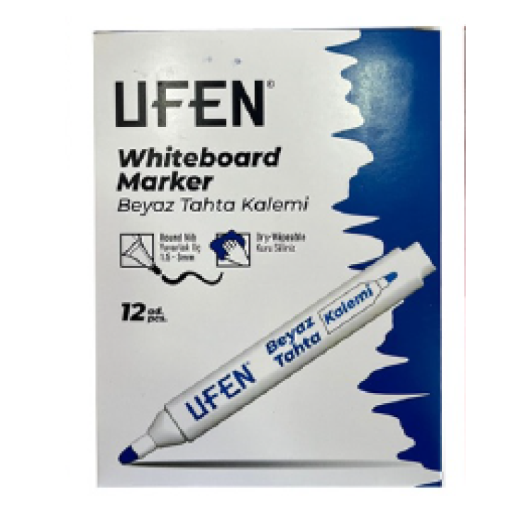 UFEN TAHTAKALEMİ MAVİ 12Lİ