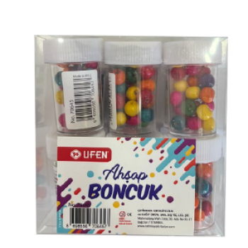 UFEN BONCUK AHŞAP 12 Lİ UFEN BONCUK AHŞAP 12 Lİ