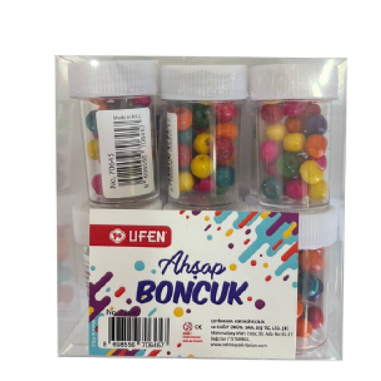 UFEN BONCUK AHŞAP 12 Lİ