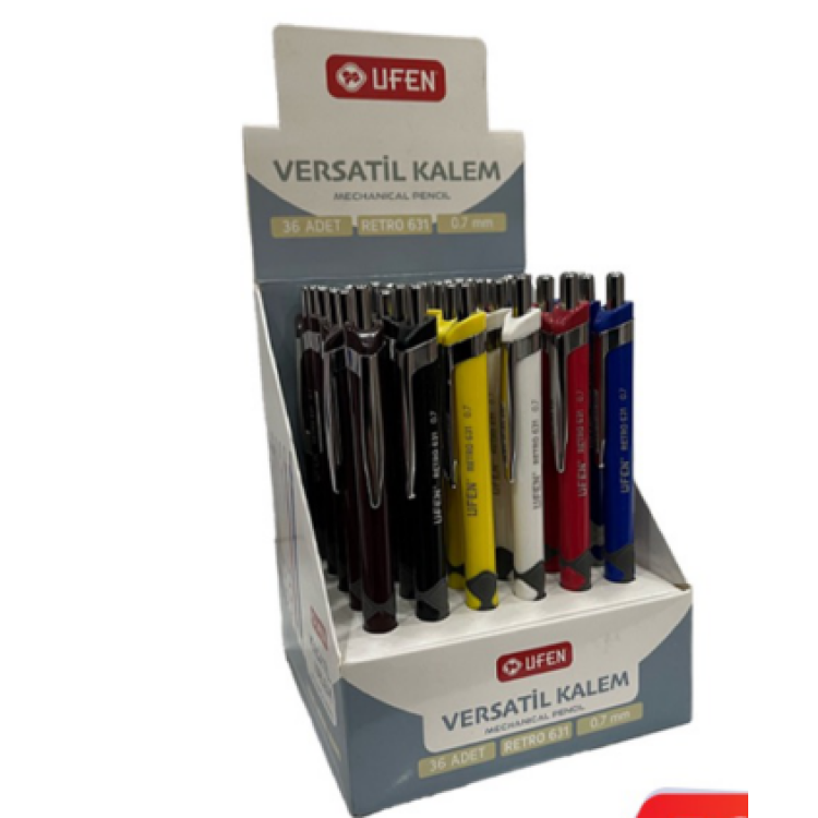 UFEN 631 RETRO VERSATİL KALEM 0.7 36LI