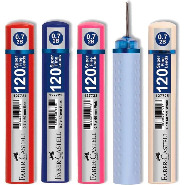 FABER GRİP MİN 0,7 2B 60MM 120Lİ MİX 12Lİ