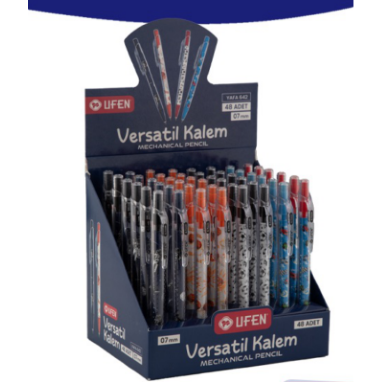 UFEN 642-48 YAFA VERSATİL KALEM 0,7MM 48'Lİ