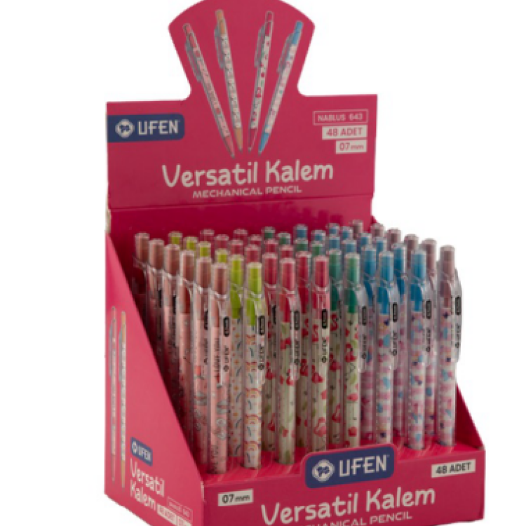 UFEN 643-48 NABLUS VERSATİL KALEM 0,7MM 48'Lİ