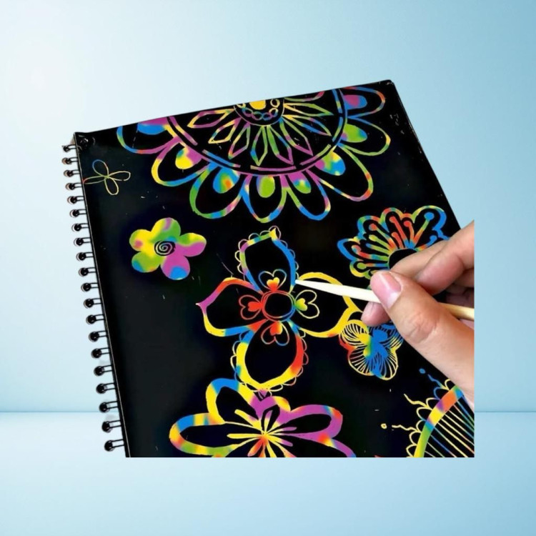 A4 TELLİ KAZIMA SİHİRLİ GÖKKUŞAĞI DEFTER 10YP -C15 A4 TELLİ KAZIMA SİHİRLİ GÖKKUŞAĞI DEFTER 10YP -C15