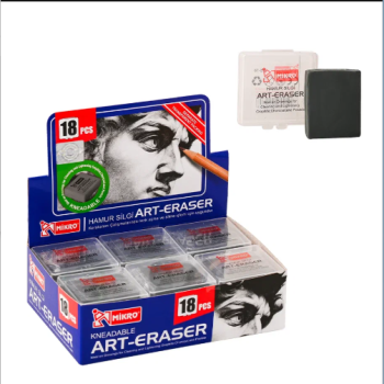 MİKRO HS-18 GRİ HAMUR SİLGİ 18'Lİ PLASTİK KUTULU MİKRO HS-18 GRİ HAMUR SİLGİ 18'Lİ PLASTİK KUTULU