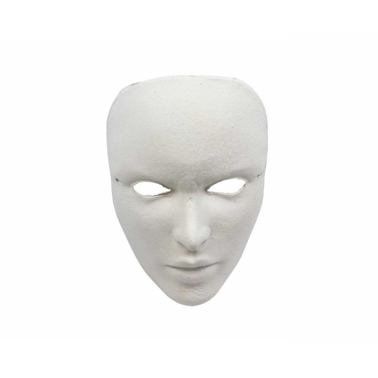 ALSA MASKE KARTON BOYANABİLİR ERKEK YÜZ MODELİ 100LÜ