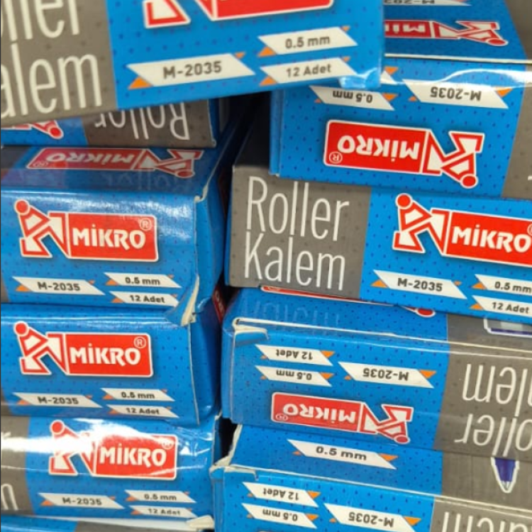 MİKRO M-2035 ROLLER KALEM 0.5 MAVİ (BOX12)