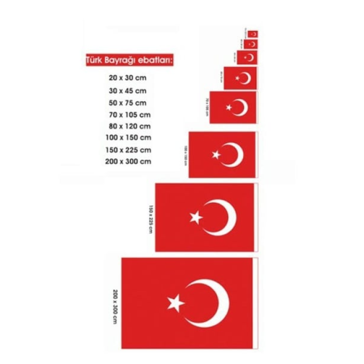 BEZ BAYRAK 200X300 KALE