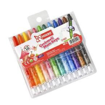MİKRO MB-13 ÇEVİRMELİ MUM BOYA 12 RENK (BOX12) MİKRO MB-13 ÇEVİRMELİ MUM BOYA 12 RENK (BOX12)