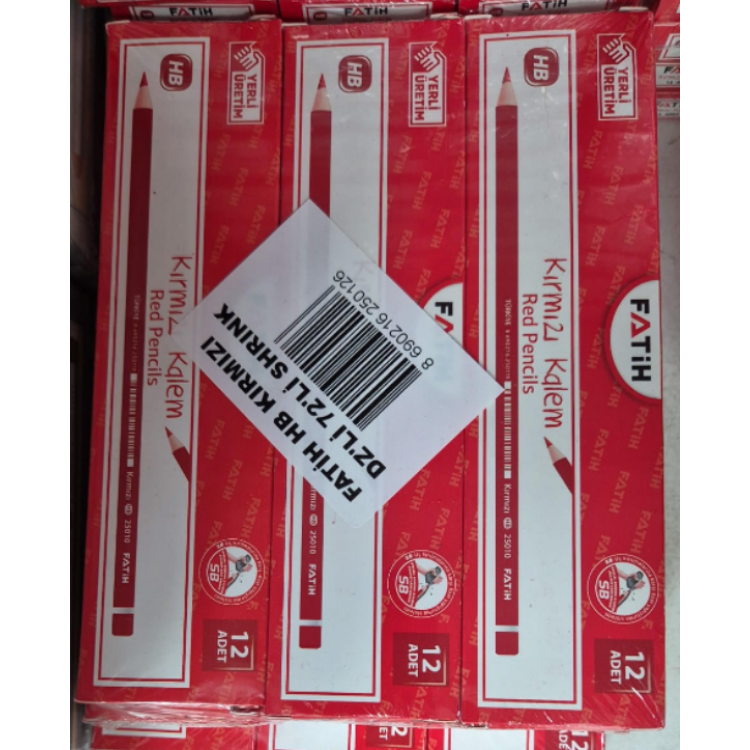 FATİH 25010 EKONOMİK KIRMIZI KOPYA KALEM (BOX12)