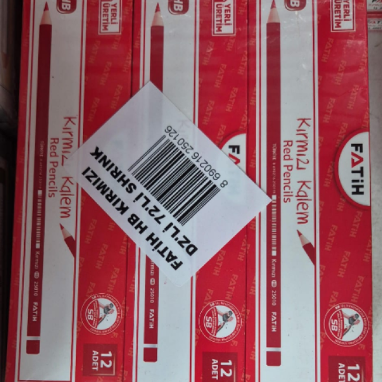 FATİH 25010 EKONOMİK KIRMIZI KOPYA KALEM (BOX12)