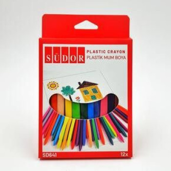 SÜDOR SD641 PLASTİK MUM BOYA 12 RENK #2 SÜDOR SD641 PLASTİK MUM BOYA 12 RENK #2