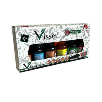 VİSSER 09011 LİKİT GIDA BOYASI 50ML 6RENK #2 VİSSER 09011 LİKİT GIDA BOYASI 50ML 6RENK #2