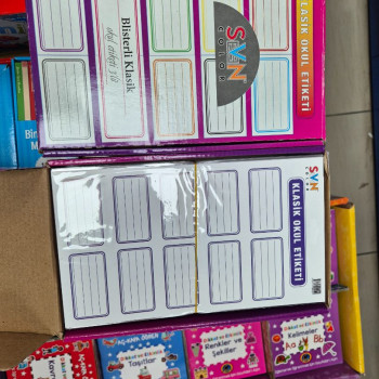 SVN BLİSTERLİ KLASİK OKUL ETİKETİ 3 LÜ 50Lİ PAKET SVN BLİSTERLİ KLASİK OKUL ETİKETİ 3 LÜ 50Lİ PAKET