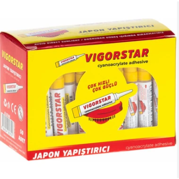 VİGORSTAR 1.4 GR JAPON YAPIŞTIRICI SARI (BOX50) QUİCKSTAR VİGORSTAR 1.4 GR JAPON YAPIŞTIRICI SARI (BOX50) QUİCKSTAR