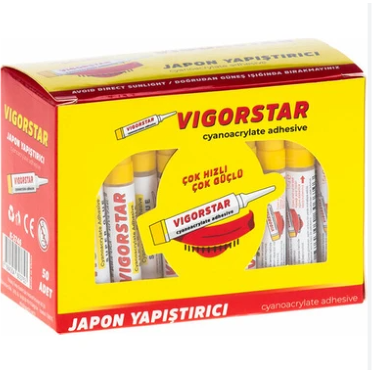 VİGORSTAR 1.4 GR JAPON YAPIŞTIRICI SARI (BOX50)